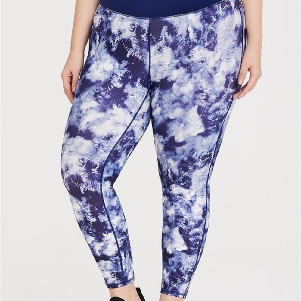 NEW Torrid Active Plus Size Blue Leggings